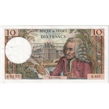 France, 10 Francs, Voltaire