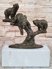 Art déco fonte marron - art,