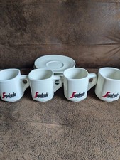 Lot 4 Tasse Café Segafredo Zanetti Et Soucoupe Made In Brazil Expresso Bistrot