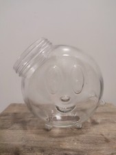 POT EN VERRE / POT A BONBONS HARIBO - BOUCHON A VIS - SMILEY ? SOURIRE ?