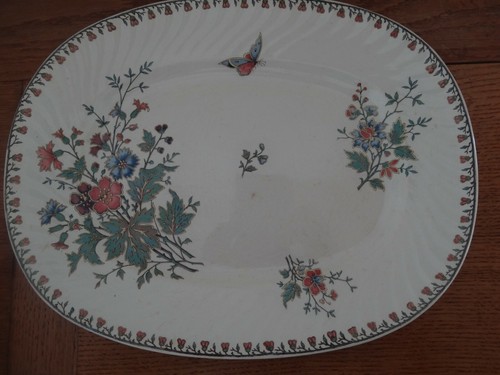 Rare grand plat faïence - faïence, de