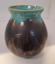 Vase en grés flammé de Pierrefonds début XXe en parfait état 