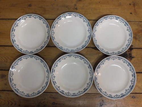 Assiettes creuses terre - 6,