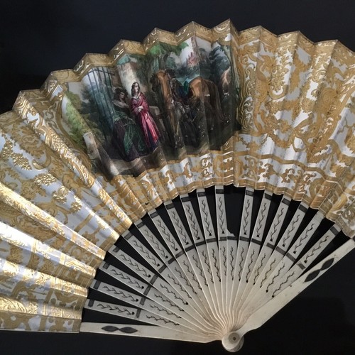 Eventail ancien 1830 - ancien,