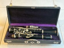 Ancienne Et Authentique Clarinette PAUL BEUSCHER-Bd Beaumarchais PARIS- En Boîte