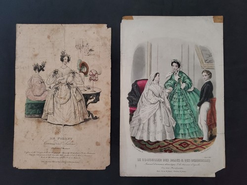 Lot gravures mode le - gravures,