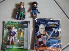 Lot 4 personnages playmobil - Roi Guerrier Viking 