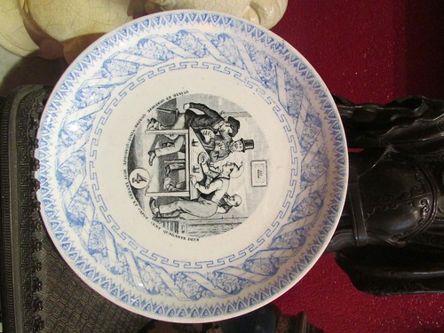 Ancienne assiette faience - ancienne,