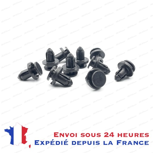 8mm clips plastique honda - 10,