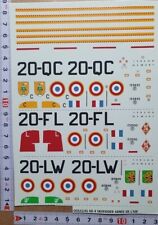 DECALS 1/72 FRENCH AIR FORCE