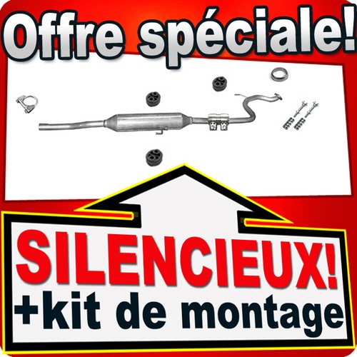 Silencieux intermédiaire pour - silencieux,