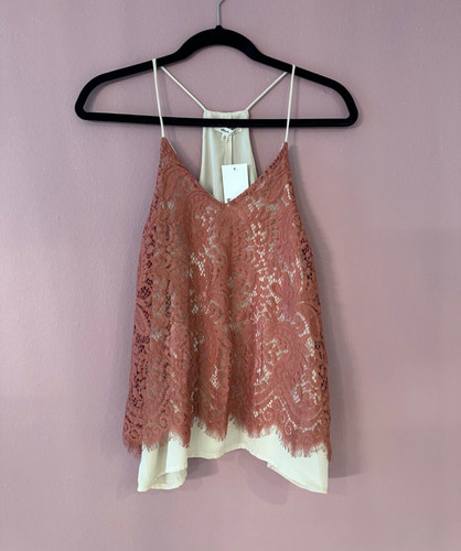 Salmon blouse tank top - m,