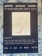 Affiche, dessin de Jean Cocteau. 1979.