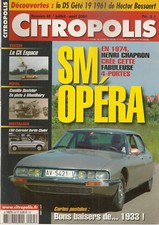 CITROPOLIS 45 CITROEN SM OPERA LNA CABRIOLET DS GT 19 BOSSAERT YACCO ROSALIE