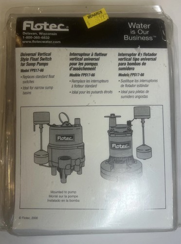 Flotec fps17 universal - flotec, fps17-66