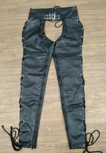 Mens real leather chaps - real, cowboy