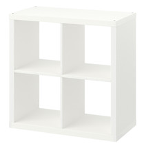 Étagère bibliothèque IKEA KALLAX, blanc 77 x 77 cm NEUVE