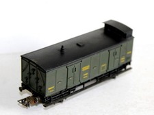 MMM RG HO WAGON SERVICE A GUERITE, FOURGON INTERDIT AUX VOYAGEUR CHAUFFERIE SNCF