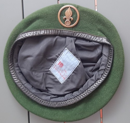 Béret vert taille légion - 61,
