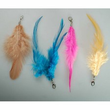 Plume trousseau clé,anneau