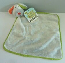 *. DOUDOU PLAT JURONG KANGNING PLUSH ACTION CHIEN GRIS VERT ORANGE GRELOT NEUF