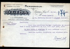 EPINAY-SUR-SEINE (93) ENTREPOT USINE / CONSERVES JAMBONS SAUCISSONS "OLIDA" 1934