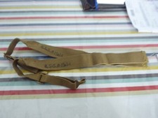 BRETELLES  EN L ANGLAISE WW2 STRAP  TTBE MARQUE 1944. KAKI NO COPIES