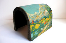 TRAINS ANCIENS JEP  ÉCHELLE "O"  TUNNEL TÔLE LITHO  Lg20cm  1932/50  ÉTAT DE JEU