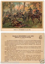 bataille de SPICHEREN 1870.combat.battle.fighting.canon.gun.