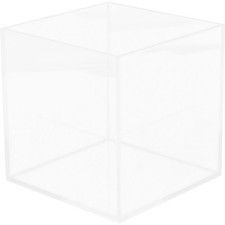  Aquarium de poissons rouges Transparent, Aquarium carré de bureau, Aquarium en