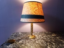 Lampe de Chevet Vintage années 50 en laiton doré