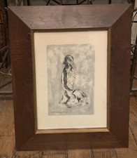 Lithographie cubiste surréaliste LUCJAN MIANOWSKI 1950's 1960's