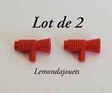 2x Lego 4349 Porte-Voix Mégaphone Blaster Star Wars Pistolet Laser Rouge Red
