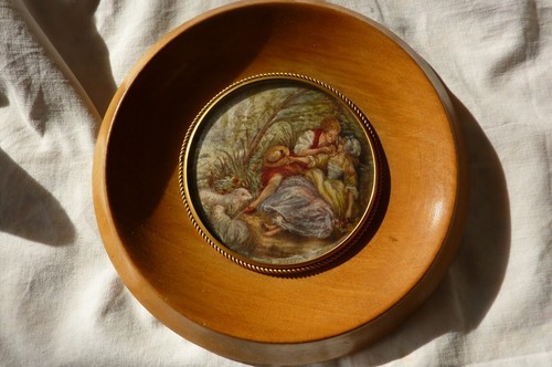 Miniature très fine scène - , de