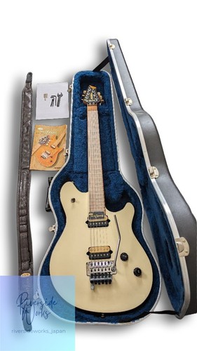 Guitare électrique ivoire