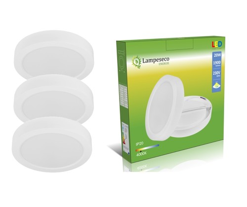 Lot plafonnier led - 3,