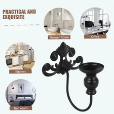 Ancien bougeoir mural en fer design d??coratif et fonctionnel