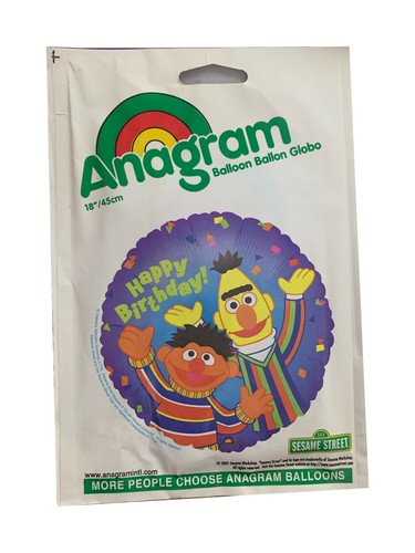 Vintage balloon mylar - vintage, anagram