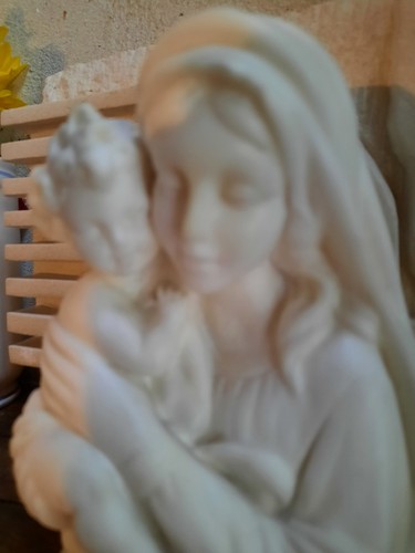 Vierge enfant buste en - vierge, a