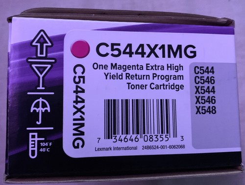 Toner magenta lexmark c544x1mg - magenta,