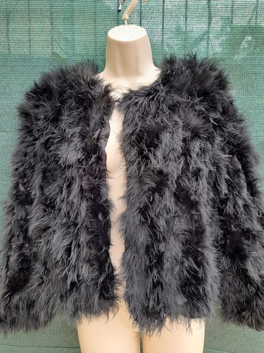 Veste art deco plumes - art,