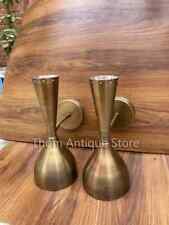 Paire d'appliques murales italiennes modernes anciennes