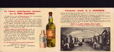 VOIRON-EN-CHARTREUSE (38) DISTILLERIE "Cie GRANDE CHARTREUSE" Tract en 1941