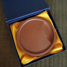 Pierre à encre Suzuri Sumi Grinder Calligraphie Shodo Shuji Shudei forme cerc...