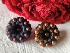 Duo boutons anciens vintage