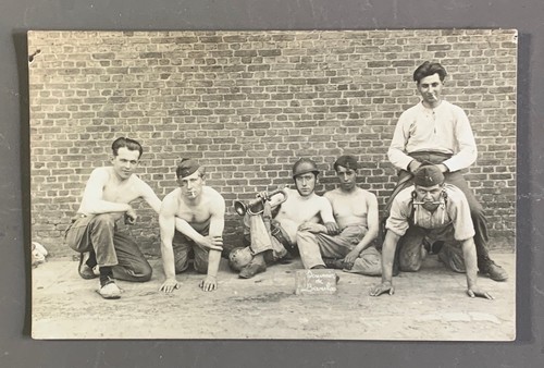 Carte photo hommes militaires - carte,