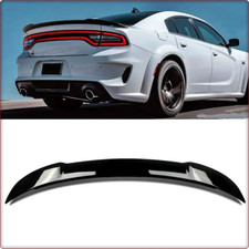 SPOILER ARRIÈRE POUR DODGE CHARGER 2015 - 2023 SRT8 HELLCAT / TÜV NOIR BRILLANT