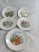 Lot de 5 assiettes à fromages