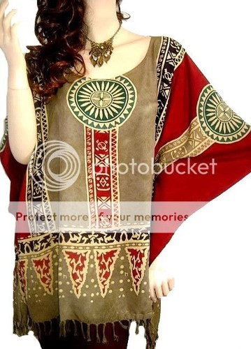 Latino poncho caftan - poncho,