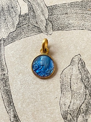 Ancien pendentif médaille - ancien,